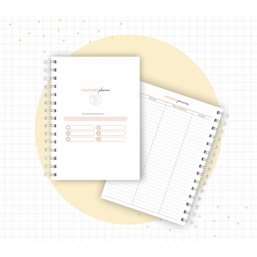 Arquivo Planner Youtuber e Minhas Postagens 2024 em Pdf  9