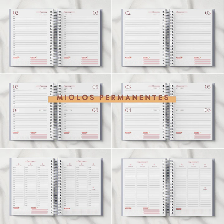Combo Agendas Datadas e Permanentes 2024 em Pdf 10