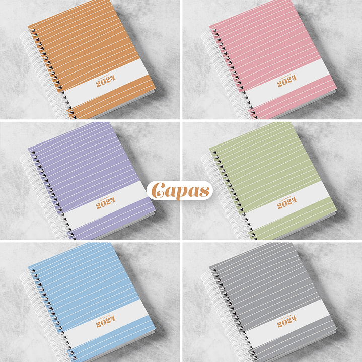 Combo Agendas Datadas e Permanentes 2024 em Pdf 21