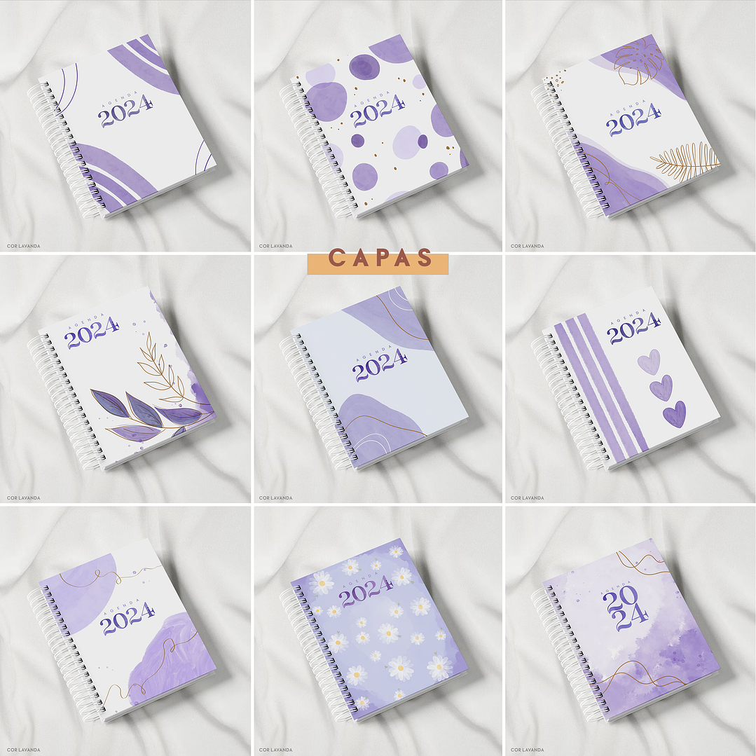 Combo Agendas Datadas e Permanentes 2024 em Pdf 25