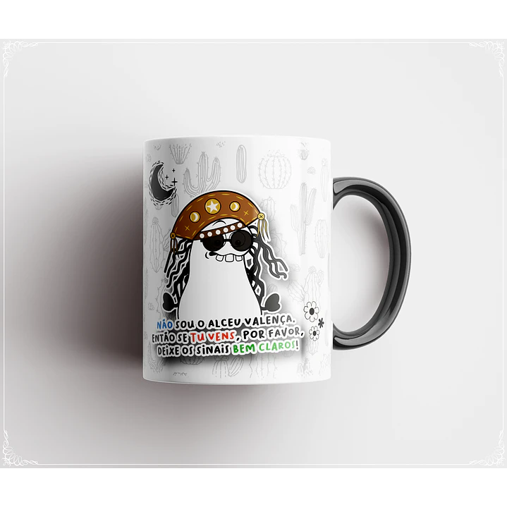 Arte para Caneca Teus Sinais Flork Sublimação Baixar Grátis  1