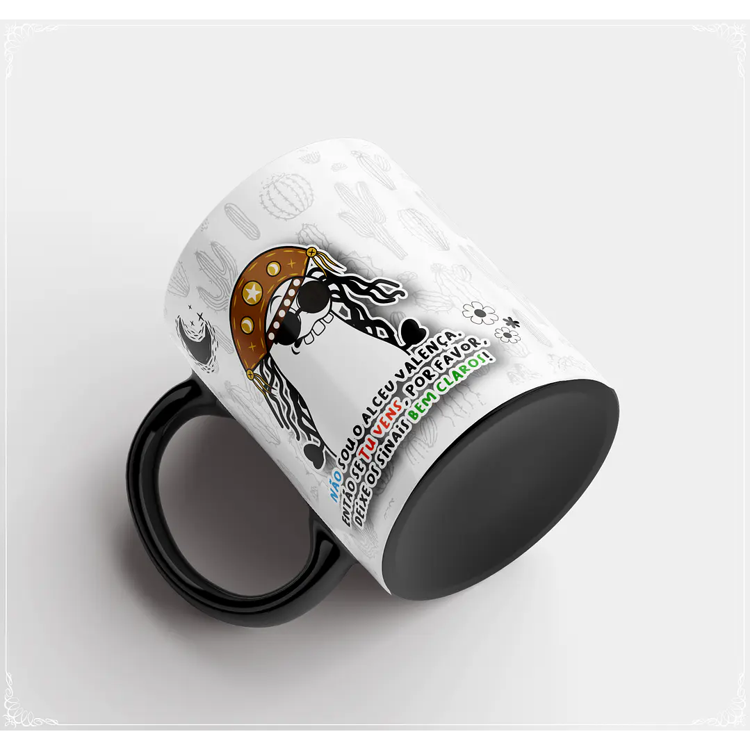 Arte para Caneca Teus Sinais Flork Sublimação Baixar Grátis  3