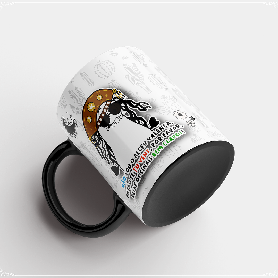 Arte para Caneca Teus Sinais Flork Sublimação Baixar Grátis  3