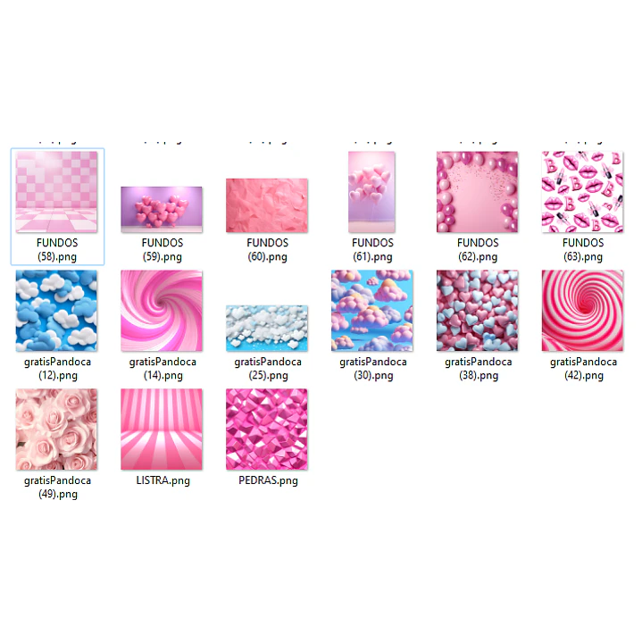 Kit Digital Pink Girls Barbie em Png 7