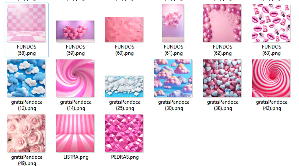 Kit Digital Pink Girls Barbie em Png 7