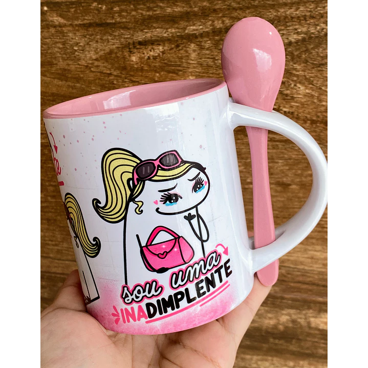 Artes para Caneca Flork Pobre Girl Arquivos Png  4