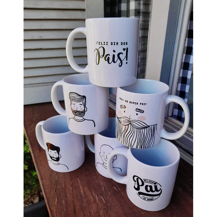 23 Artes Caneca Básicas Dia dos Pais em Png 1