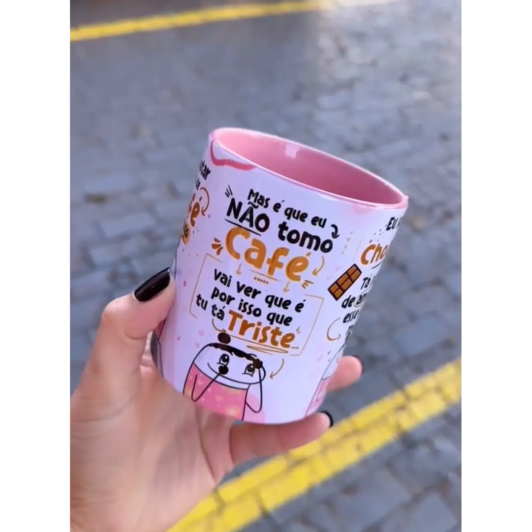 Artes para Caneca Flork Amanhã de Manhã Você Vai Acordar Arquivos Png  4