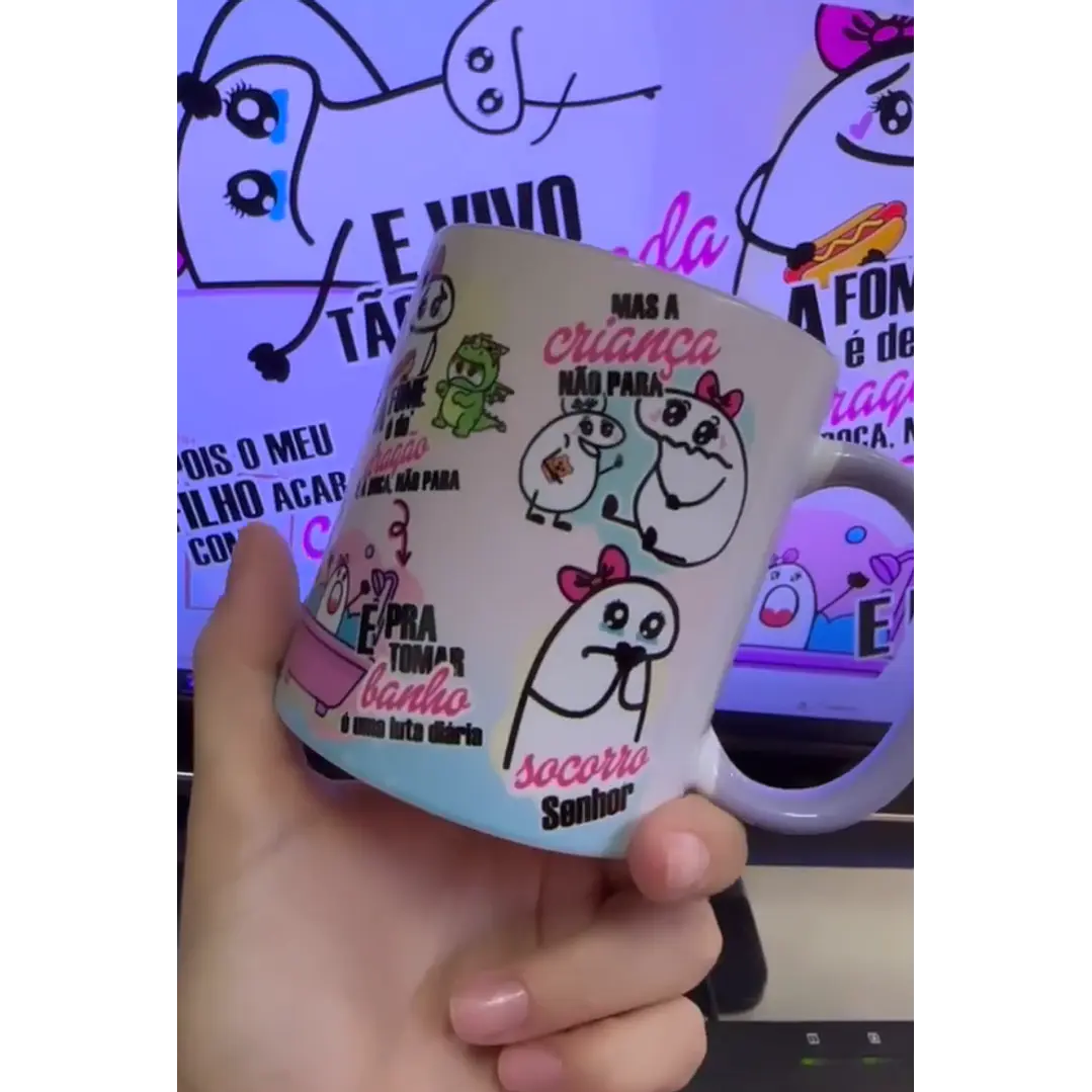 Artes para Caneca Flork Barbie Mãe Arquivos Png  4