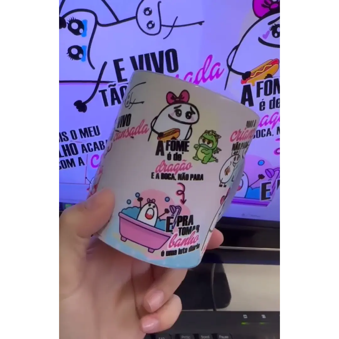Artes para Caneca Flork Barbie Mãe Arquivos Png  3