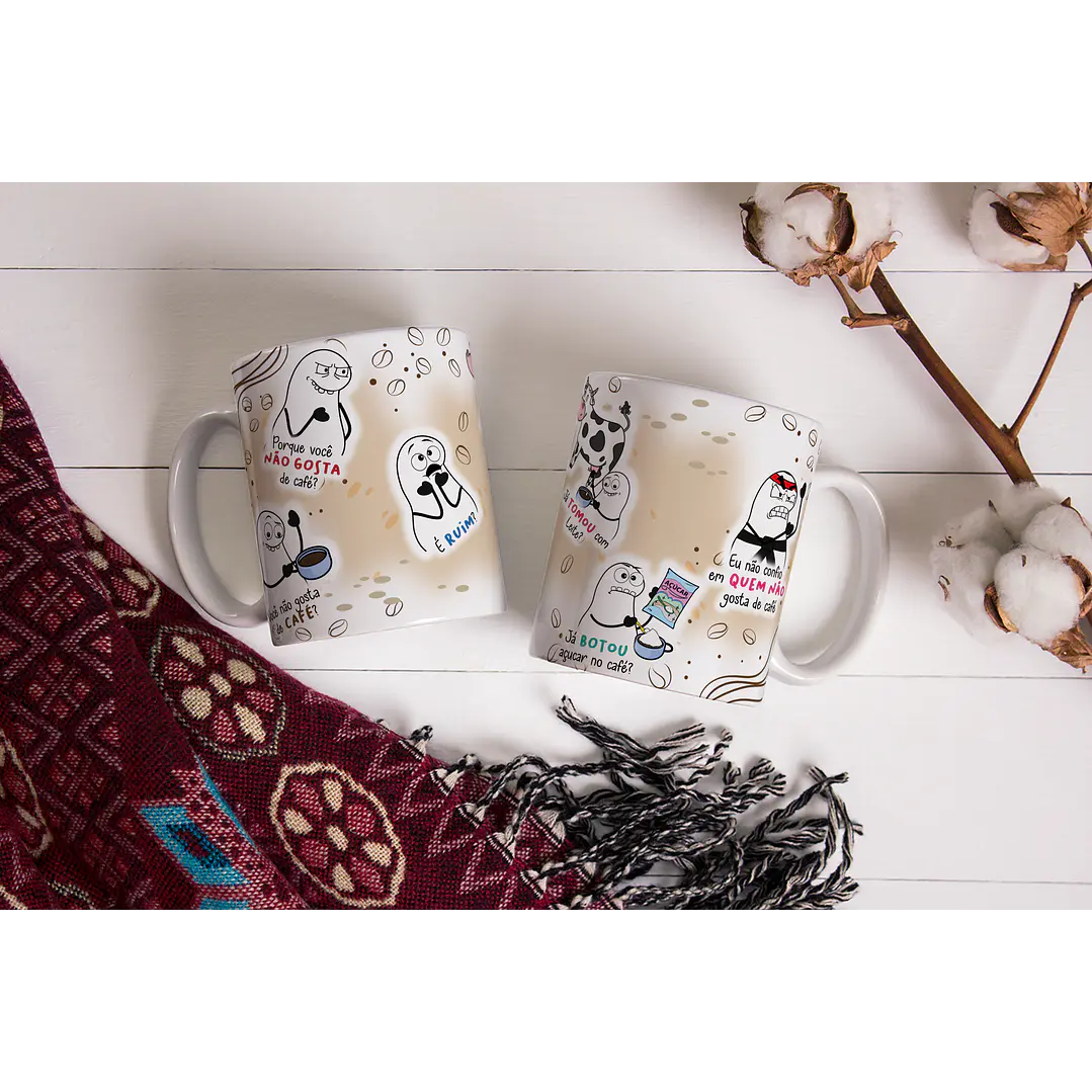 Artes para Caneca Flork Cê não Gosta de Café Arquivos Png   3