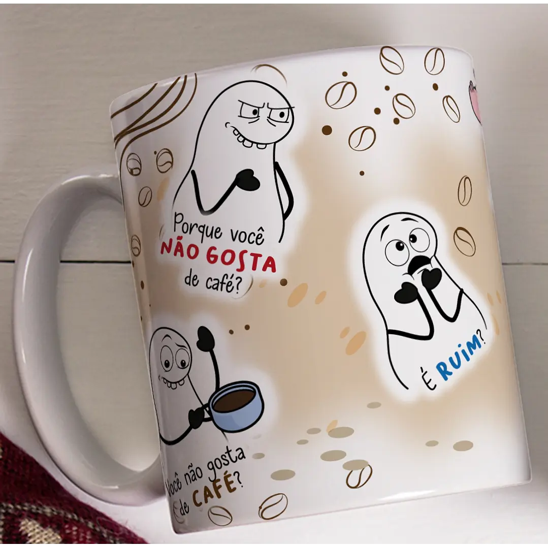 Artes para Caneca Flork Cê não Gosta de Café Arquivos Png   1