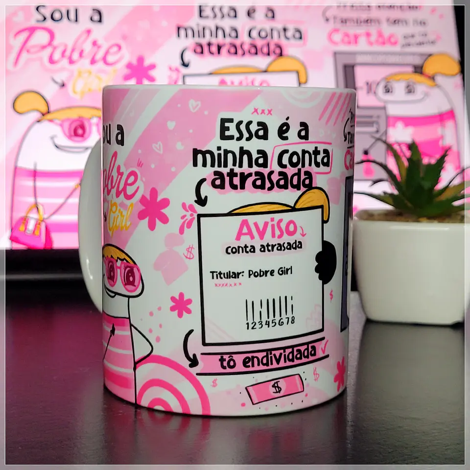 Artes para Caneca Flork Pobre Girl Arquivos Png 2