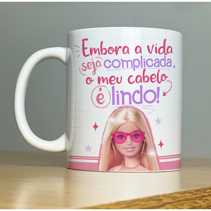 Artes para Caneca Barbie Debochada CorelDraw  2