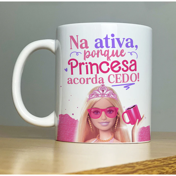 Artes para Caneca Barbie Debochada CorelDraw  4