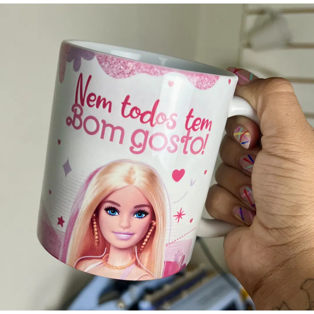 Artes para Caneca Barbie Debochada CorelDraw  7