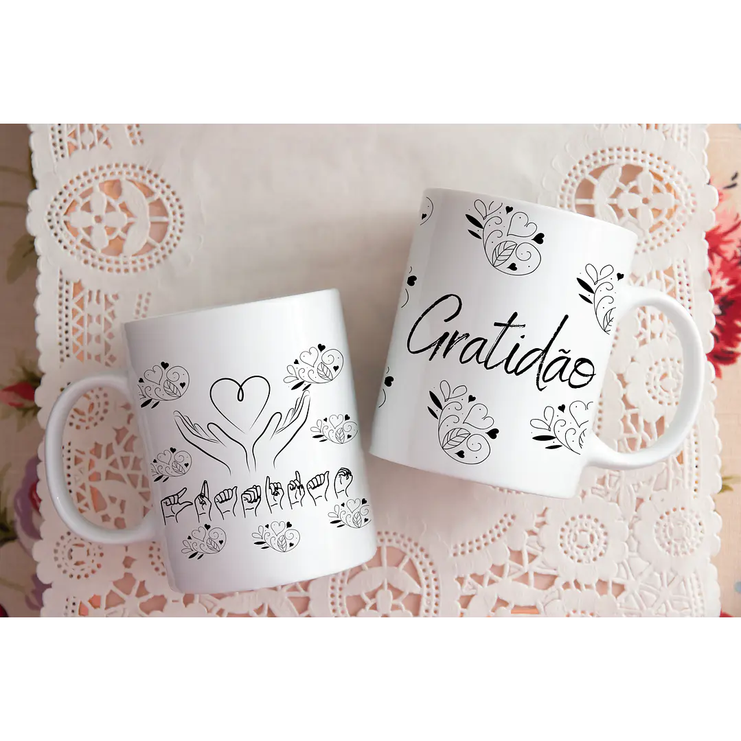 Artes para Caneca Libras CorelDraw 1