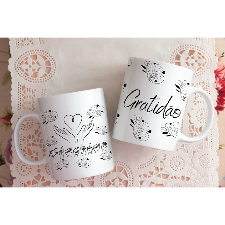 Artes para Caneca Libras CorelDraw 1