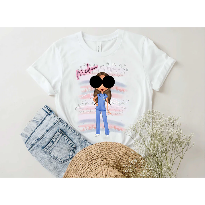 10 Artes para Camisa Profissão Medicina Enfermagem em Corel Draw 1