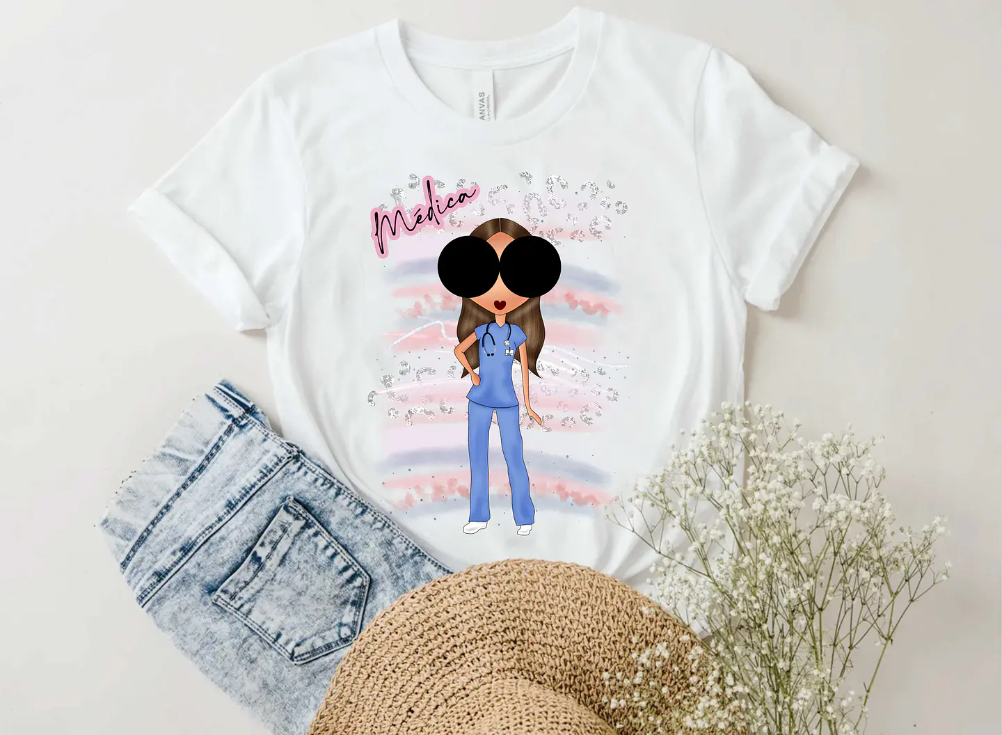 10 Artes para Camisa Profissão Medicina Enfermagem em Corel Draw 1