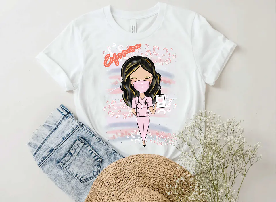 10 Artes para Camisa Profissão Medicina Enfermagem em Corel Draw 2