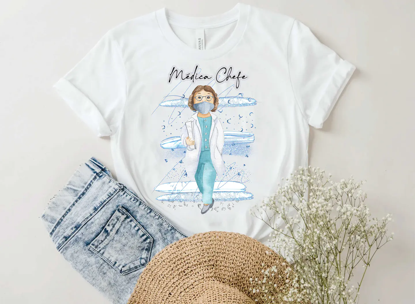 10 Artes para Camisa Profissão Medicina Enfermagem em Corel Draw 7