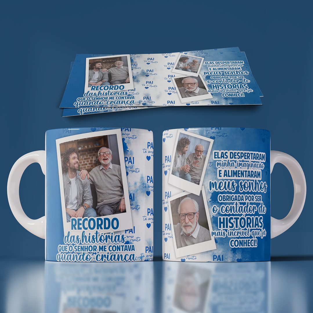 10 Artes para Caneca Dia dos Pais em Photoshop 3