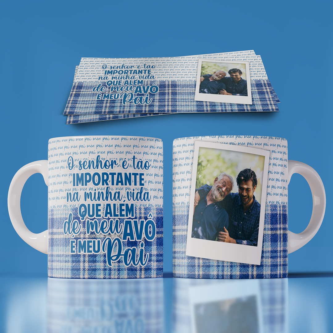 10 Artes para Caneca Dia dos Pais em Photoshop 4