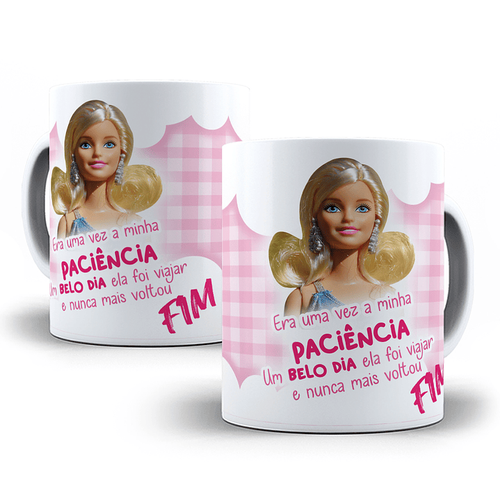 12 Artes para Caneca Barbie Frases em Corel Draw  4