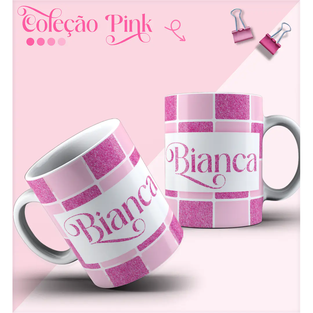 15 Artes para Caneca Barbie em Corel Draw 3