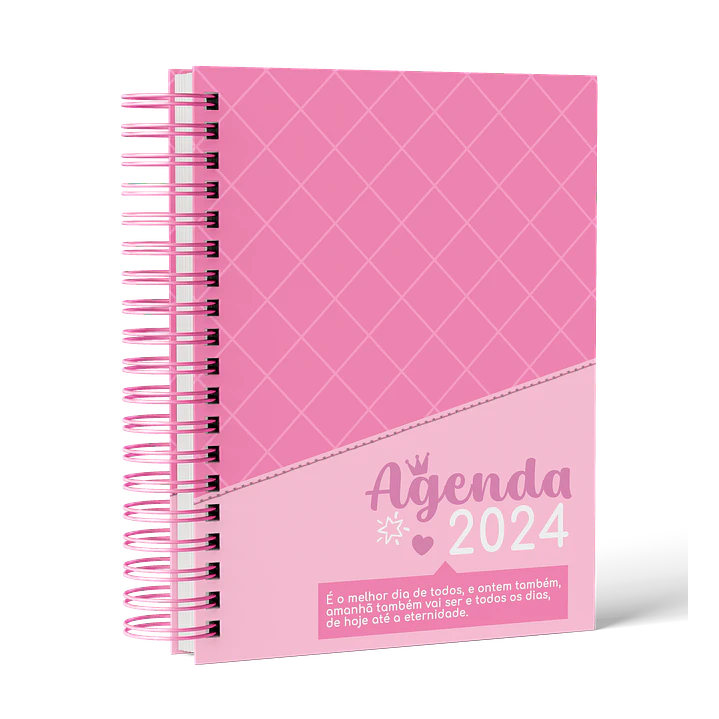 Arquivo Agenda e Caderno Rosa Menina Pink 2024 em Pdf   2