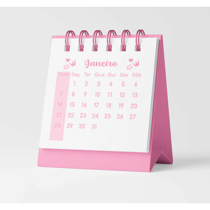 Arquivo Agenda e Caderno Rosa Menina Pink 2024 em Pdf   7