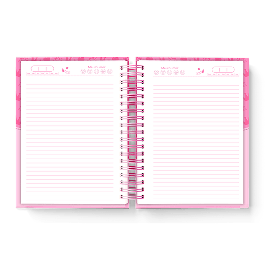 Arquivo Agenda e Caderno Rosa Menina Pink 2024 em Pdf  