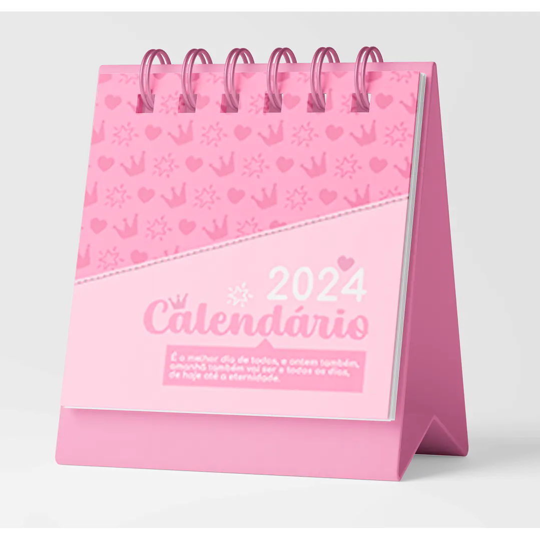 Arquivo Agenda e Caderno Rosa Menina Pink 2024 em Pdf   6