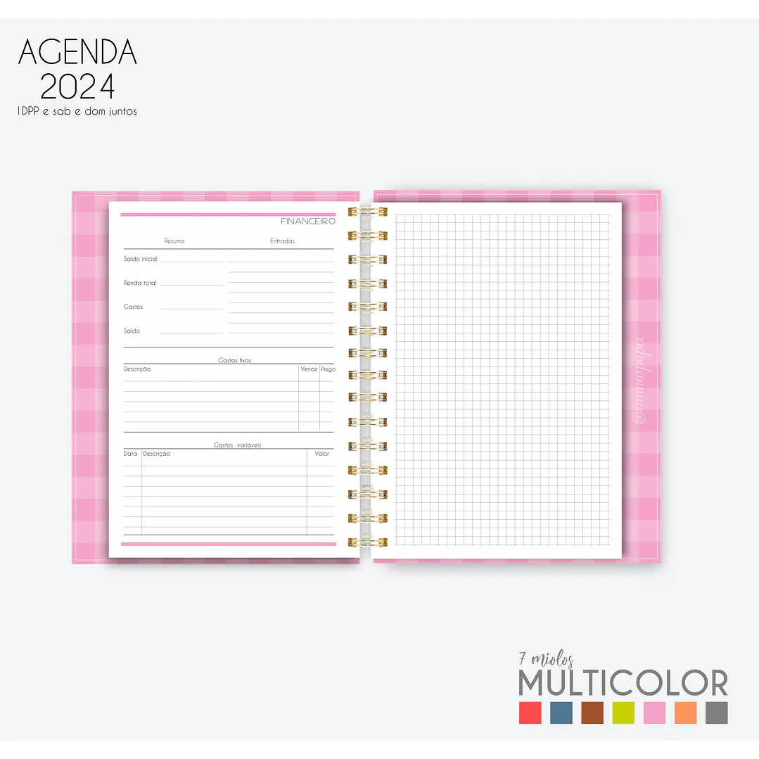 Arquivo Agenda MultiColor 2024 em Pdf  9