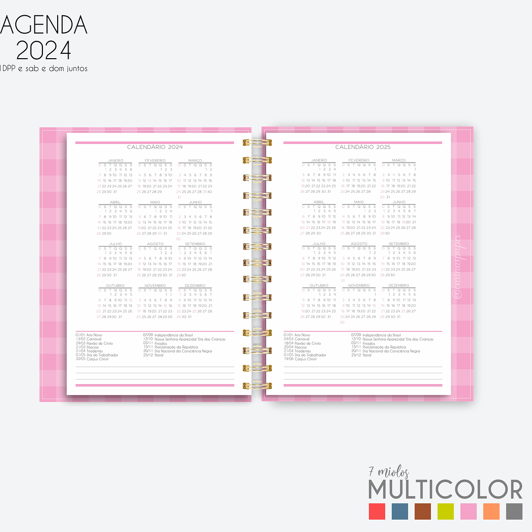 Arquivo Agenda MultiColor 2024 em Pdf  11