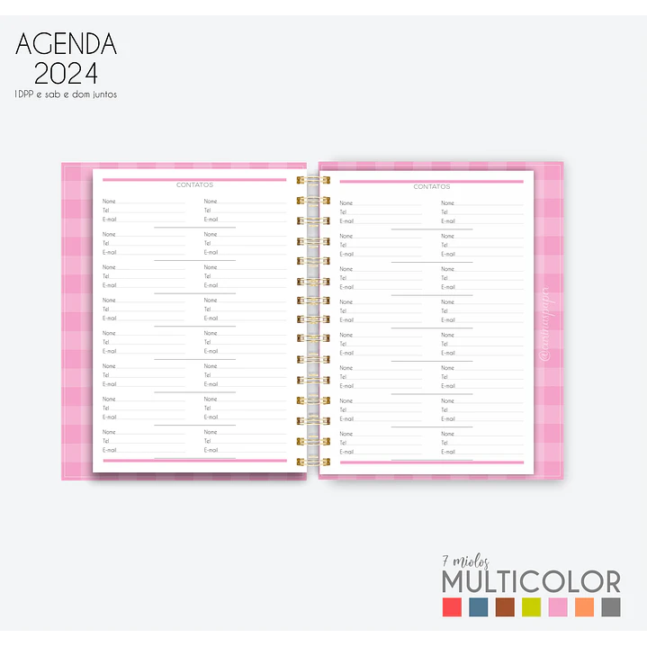 Arquivo Agenda MultiColor 2024 em Pdf  13