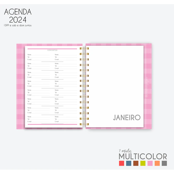Arquivo Agenda MultiColor 2024 em Pdf  14