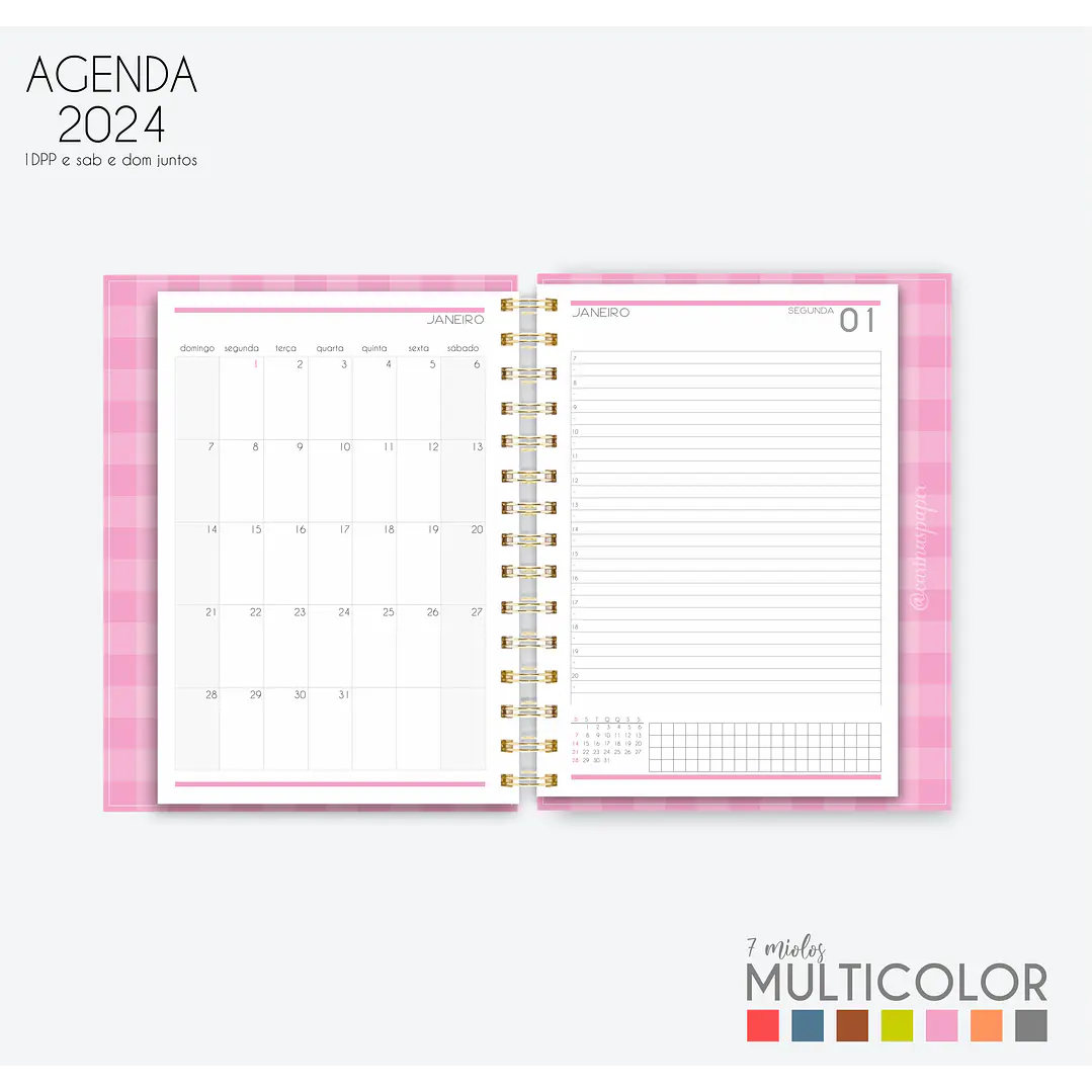 Arquivo Agenda MultiColor 2024 em Pdf  15