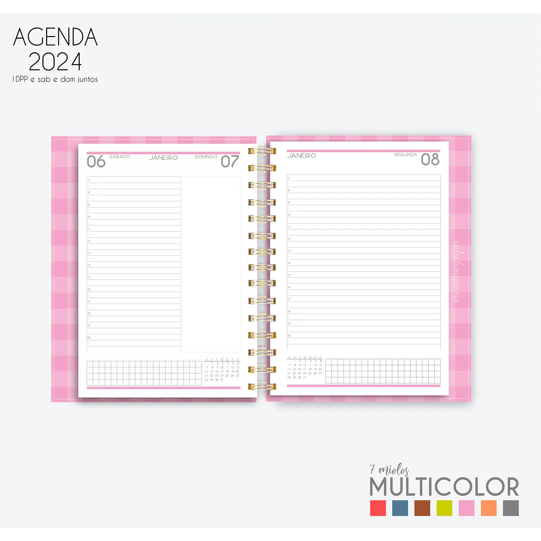 Arquivo Agenda MultiColor 2024 em Pdf  16