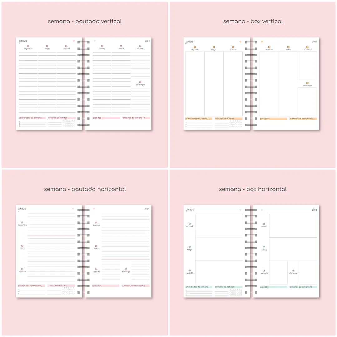 Arquivo Combo Agendas e Planner 2024 em Pdf 6