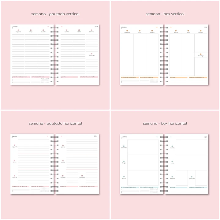 Arquivo Combo Agendas e Planner 2024 em Pdf 6