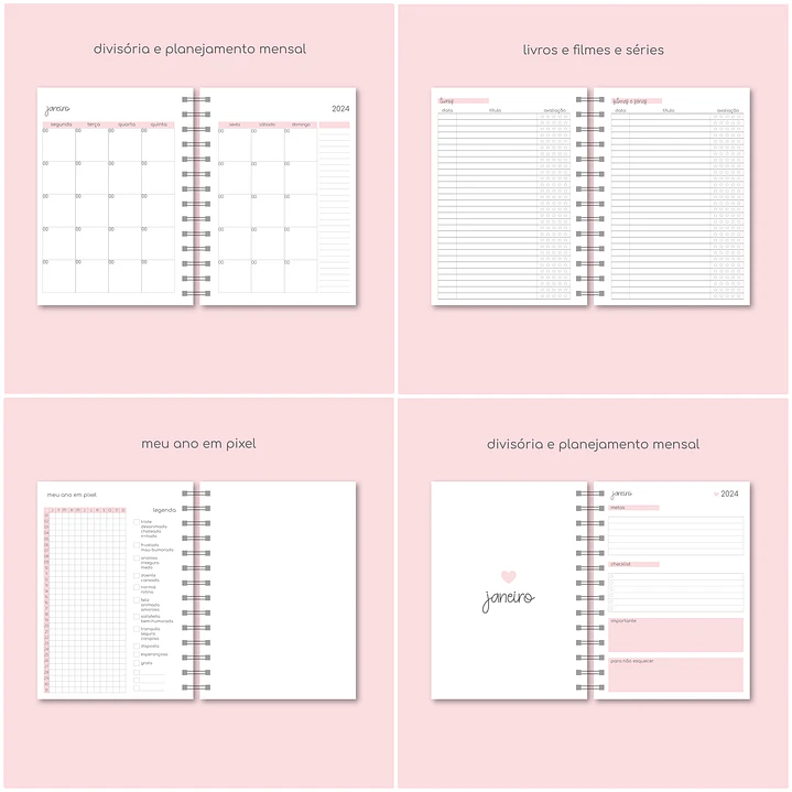 Arquivo Combo Agendas e Planner 2024 em Pdf 7
