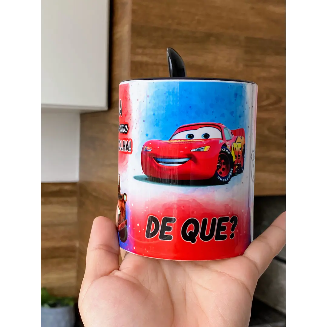 Artes Caneca Meu Miô Amigo Carro McQueen em Jpg 3