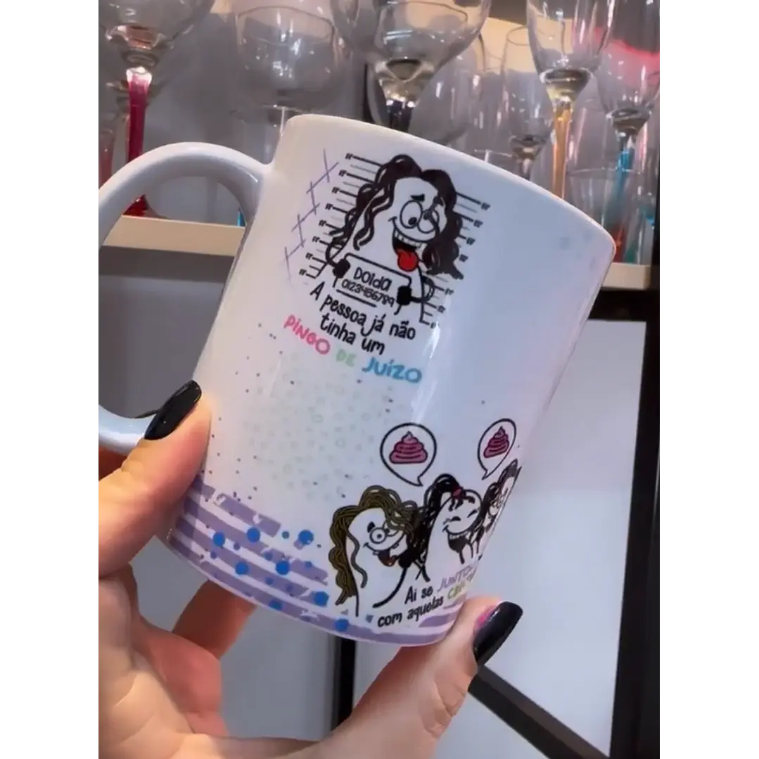 Artes Caneca Flork Amigas em Jpg  2