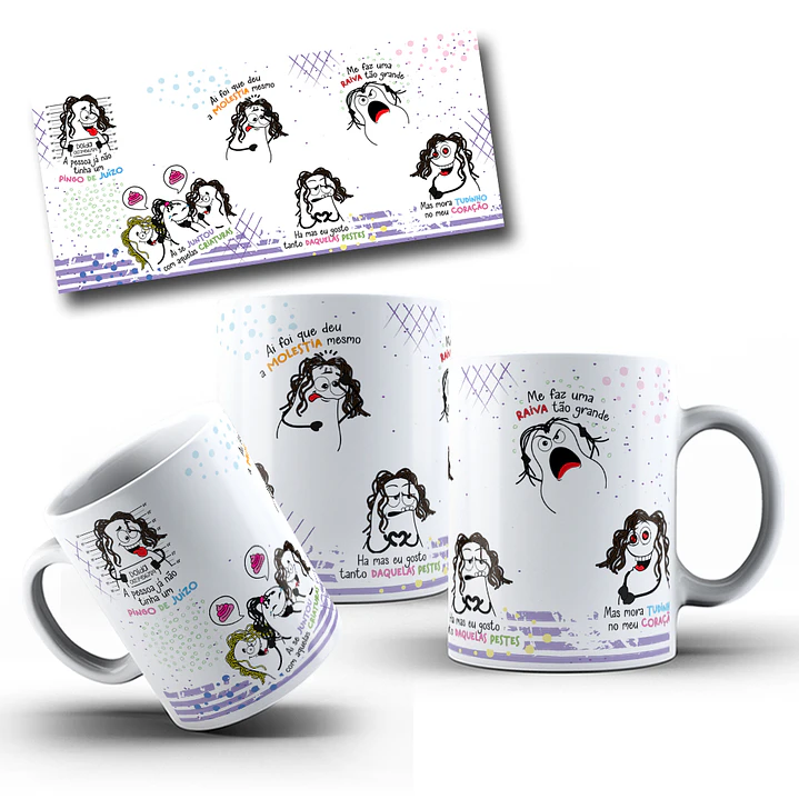 Artes Caneca Flork Amigas em Jpg  1