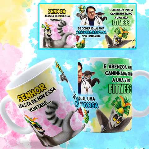 Arte Caneca Senhor Afasta de Mim essa vontade Rei Julien Arquivo Png