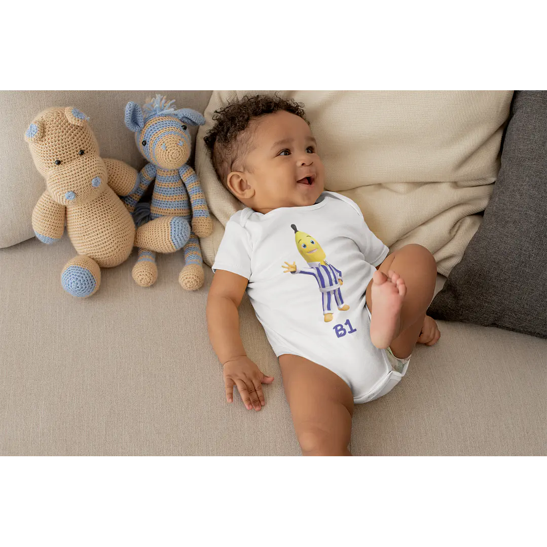 Arte Body Camisa Infantil Bananas de Pijamas B1 e B2 Arquivos Png 2
