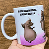 Arte Caneca Eu sou uma Mistura de Fofa e Grossa Gloria Madagascar Arquivo Png