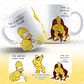 Arte Caneca Os Simpsons Coleção Arquivo Png - Thumbnail 2